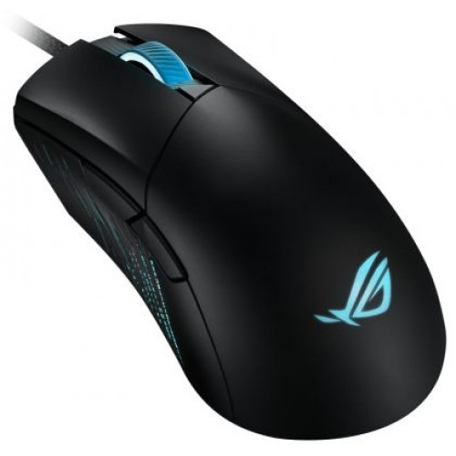 Мишка Asus ROG Gladius III Wired Gaming Mouse, 19K Optical Sensor, 19,000 DPI, 6 Programmable Buttons, RGB Lighting, ROG Switch Socket Design, Swappable Switches, Ergonomic, Black