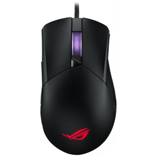 Мишка Asus ROG Gladius III Wired Gaming Mouse, 19K Optical Sensor, 19,000 DPI, 6 Programmable Buttons, RGB Lighting, ROG Switch Socket Design, Swappable Switches, Ergonomic, Black-1