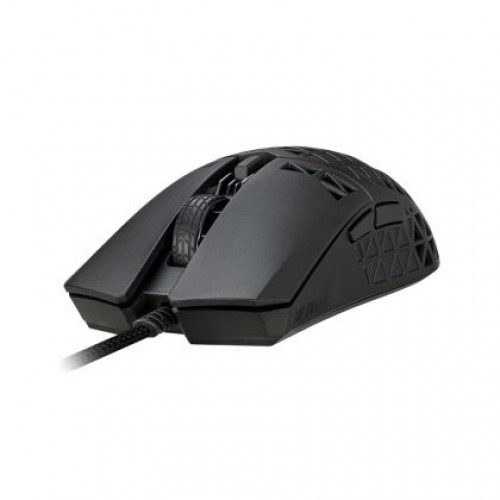 Мишка Asus TUF Gaming M4 Air Wired Gaming Mouse, 16,000 DPI Sensor, 6 Programmable Buttons, Ultralight Air Shell, IPX6 water resistance, ASUS Antibacterial Guard, TUF Gaming Paracord, pure PTFE feet, Black-2