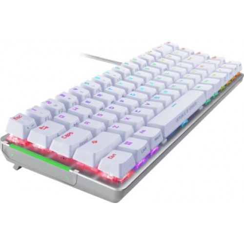 Клавиатура Asus ROG Falchion Ace 65% compact gaming keyboard with pre-lubed ROG NX mechanical switches with ROG switch stabilizer, sound-dampening foam, interactive touch panel, dual Type-C ports, three keyboard tilt angles, and cover case, US layout, Whi-1