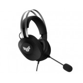 Слушалки AsusTUF Gaming H1 Gen II Headset (Lightweight 297-g, wired USB-A connection, 40 mm Drivers, Virtual 7.1 Surround Sound, Team-Speak Certified Mic, Durable Ear Cushions, For PC, PS5),Black