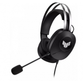 Слушалки AsusTUF Gaming H1 Gen II Headset (Lightweight 297-g, wired USB-A connection, 40 mm Drivers, Virtual 7.1 Surround Sound, Team-Speak Certified Mic, Durable Ear Cushions, For PC, PS5),Black