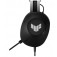 Слушалки AsusTUF Gaming H1 Gen II Headset (Lightweight 297-g, wired USB-A connection, 40 mm Drivers, Virtual 7.1 Surround Sound, Team-Speak Certified Mic, Durable Ear Cushions, For PC, PS5),Black
