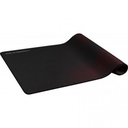Подложка за мишка Asus ROG SCABBARD II is extended gaming mouse pad with protective nano-coating for a water-, oil-and dust-repellant surface, with anti-fray, flat-stitched edges and a non-slip rubber base-4