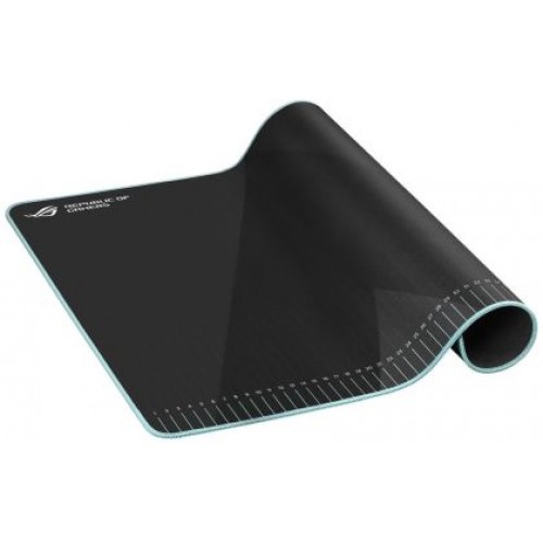 Подложка за мишка Asus ROG Hone Ace Aim Lab Edition Gaming Mouse Pad, 508 X 420 x 3 mm, Large Size, Soft, Hybrid Cloth Material, Non-Slip Rubber Base, Esports & FPS Gaming,Black-2