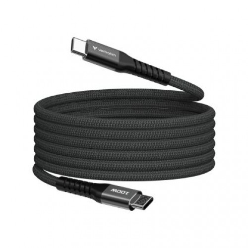 Кабел Verbatim Sync & Charge USB-C to USB-C 100W Magnetic 120 cm - Black-2