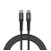 Кабел Verbatim Sync & Charge USB-C to USB-C 100W Magnetic 120 cm - Black