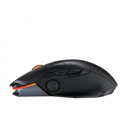Мишка Asus ROG Chakram X Origin Gaming Mouse, Tri-mode connectivity (2.4GHz RF, Bluetooth, Wired), 36000 DPI sensor, 11 programmable buttons, Detachable joystick, Paracord cable, Black-2