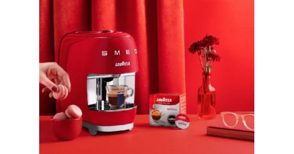 Кафемашина LAVAZZA A MODO MIO My Way SMEG Червен-1