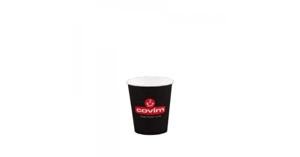 Чаши Covim Картонени, за кафе 110 ml, 50 бр.