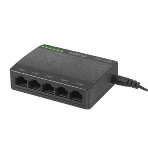 Комутатор Lanberg switch DSP1-1005 5-port, 1GB/s-3