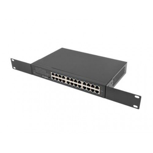 Комутатор Lanberg switch rsge-24 24x 1GB unmanaged gigabit ethernet rack 19