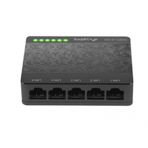 Комутатор Lanberg switch DSP1-0105 5-port, 100MB/s-2