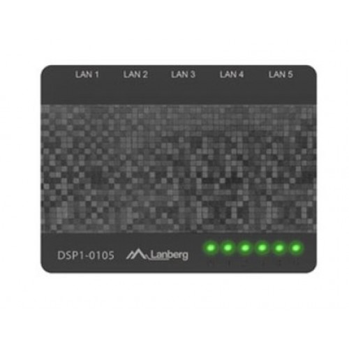 Комутатор Lanberg switch DSP1-0105 5-port, 100MB/s-3