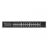 Комутатор Lanberg switch 24x 100mb poe+/2x combo rack 19