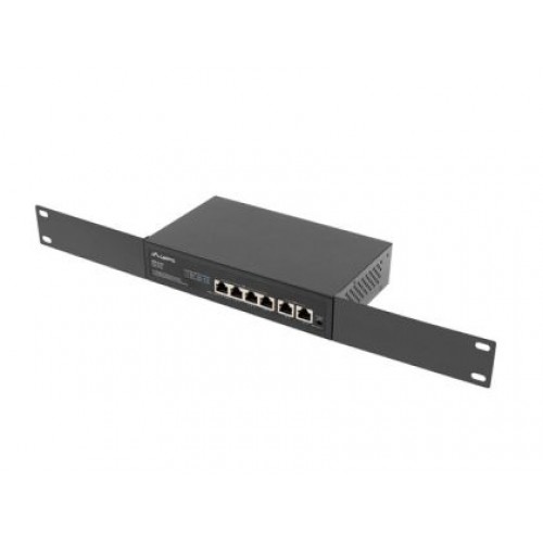 Комутатор Lanberg switch 4x 100mb poe+/2x 100mb unmanaged rack 10