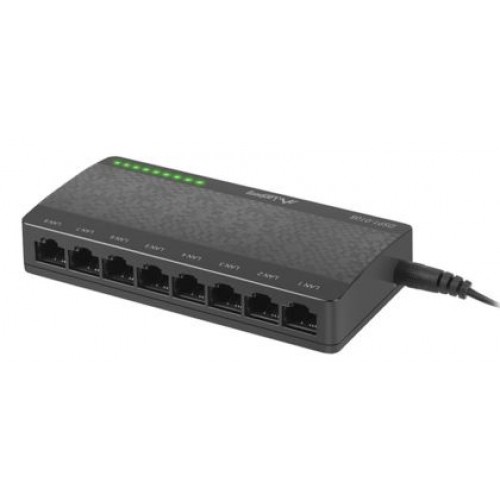 Комутатор Lanberg switch DSP1-0108 8-port, 100MB/s-3