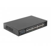 Комутатор Lanberg switch 24x 1GB poe+/2x GB 2x sfp rack 19