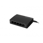 Комутатор Lanberg switch dsp3-1005-60w 5x 1GB poe+ (4 port poe 30w/port max 60w) unmanaged desktop