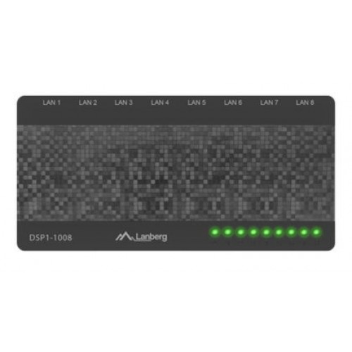Комутатор Lanberg switch DSP1-1008 8-port, 1GB/s