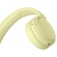 Слушалки Sony Headset WH-CH520, yellow