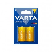 Батерия Varta Longlife LR14/C Алкална, 1.5V, 2 бр.