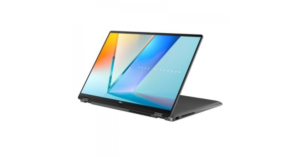 Лаптоп Asus Vivobook Flip TP3607SA-RJ004W,Intel Ultra 5  226V 16GB 2.1 GHz (8MB Cache, up to 4.5 GHz,)16.0 OLED WQXGA+(WQ+) 2880X1800 16:10 Bend+400nits(HDR) Glare , LPDDR5X 16GB ( onbd) 512 GB SSD, Windows 11, Matte Gray + Backpack-3
