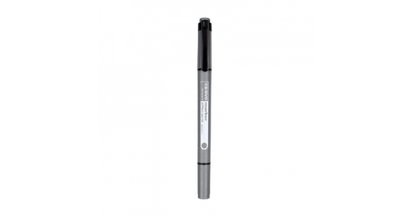 Перманентен маркер за CD/DVD Office Point CD653 С два върха 0.4-3 mm Черен-1