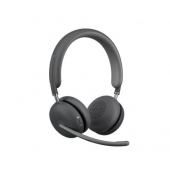 Слушалки Logitech Zone Wireless 2 Headset, Teams - GRAPHITE