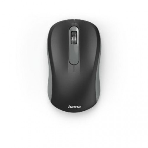 Мишка HAMA AMW-200 Безжична оптична, USB, Черен/Сив-1