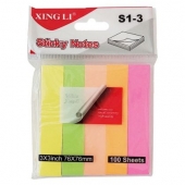 Лепящи индекси Хартиени, 76x15 mm 100 л. 5 цвята