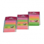 Лепящи индекси Хартиени, 51x15 mm 100 л. 5 цвята