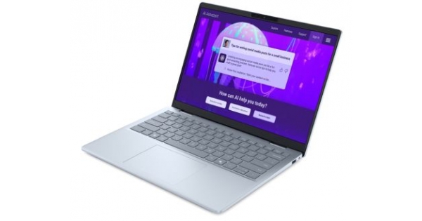 Лаптоп Dell 14 Plus DB14250, Intel Ultra 7 256V (47 TOPS NPU, 8 cores, up to 4.8 GHz), 14.0
