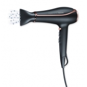 Сешоар Beurer HC 80 Hair dryer, 2 200 W, triple ionic function, professional AC motor, 2 attachments, 3 heat settings,2 blower settings, cold air, overheating protection 