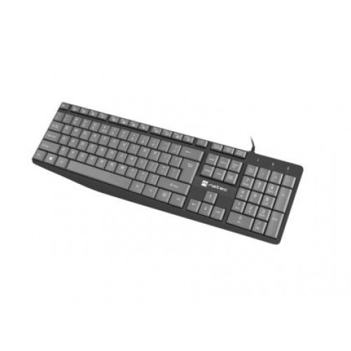 Клавиатура Natec keyboard Nautilus SLIM Black-Grey US layout-1