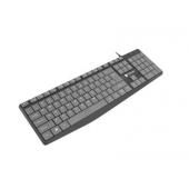 Клавиатура Natec keyboard Nautilus SLIM Black-Grey US layout
