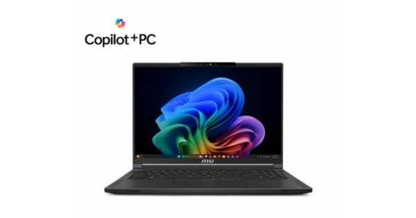 Лаптоп MSI Stealth A16 AI+ A3XVFG, AMD Ryzen AI 9 HX 370 (12C, 24T, Up to 5.1 GHz 24 MB L3) RTX 4060 8GB GDDR6 233 AI TOPS, 16