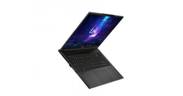 Лаптоп MSI Stealth A16 AI+ A3XVFG, AMD Ryzen AI 9 HX 370 (12C, 24T, Up to 5.1 GHz 24 MB L3) RTX 4060 8GB GDDR6 233 AI TOPS, 16