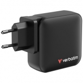 Зарядно устройство Verbatim Mini GaN Charger 165W 4 Port US plug with EU and UK adaptors