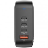 Зарядно устройство Verbatim Mini GaN Charger 165W 4 Port US plug with EU and UK adaptors