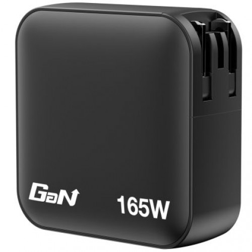 Зарядно устройство Verbatim Mini GaN Charger 165W 4 Port US plug with EU and UK adaptors-2
