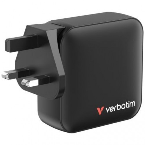 Зарядно устройство Verbatim Mini GaN Charger 165W 4 Port US plug with EU and UK adaptors-3