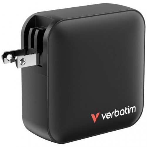Зарядно устройство Verbatim Mini GaN Charger 165W 4 Port US plug with EU and UK adaptors-4
