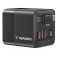Зарядно устройство Verbatim Mini GaN Charger 65W 2 Port retractable cable display US plugs with EU and UK adaptors