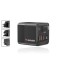 Зарядно устройство Verbatim Mini GaN Charger 65W 2 Port retractable cable display US plugs with EU and UK adaptors