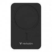 Външна батерия Verbatim Charge 'n' Go Essentials Power Bank Magnetic Wireless 20000mAh Black