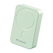 Външна батерия Verbatim Charge 'n' Go Essentials Power Bank Magnetic Wireless 20000mAh Green