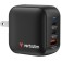Зарядно устройство Verbatim Mini GaN Charger 70W 3 Port US plug with EU and UK adaptors