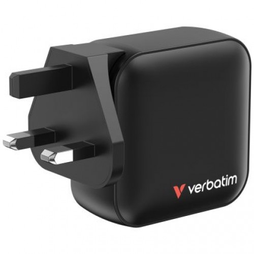 Зарядно устройство Verbatim Mini GaN Charger 100W 4 Port US plug with EU and UK adaptors-4