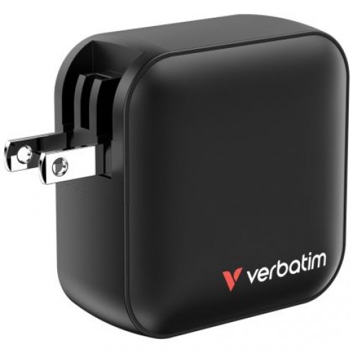 Зарядно устройство Verbatim Mini GaN Charger 100W 4 Port US plug with EU and UK adaptors-5